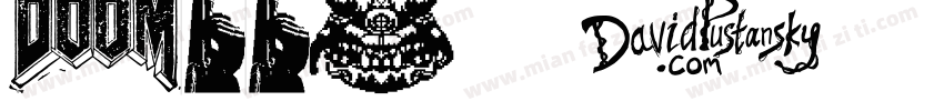 Doom 2016 Text字体转换